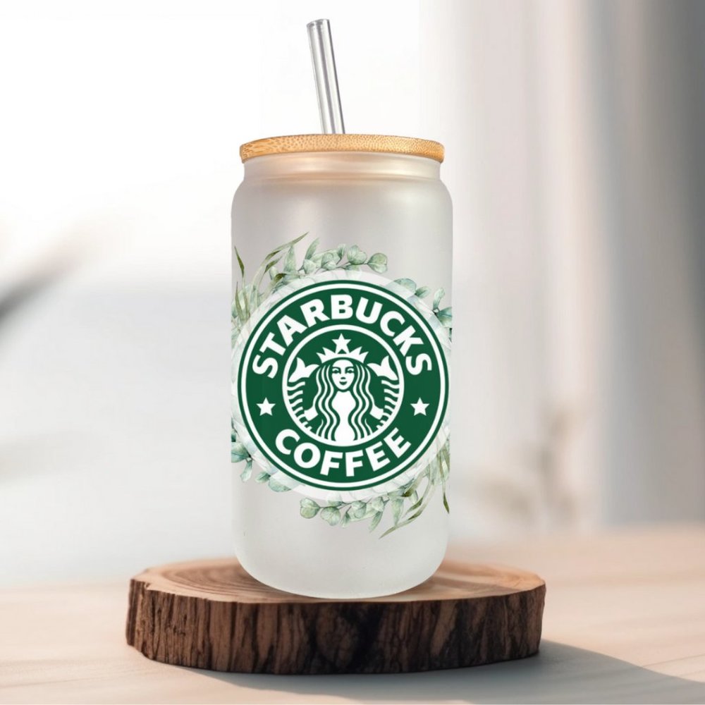 16 Ounce Ice Coffee Glass Cup